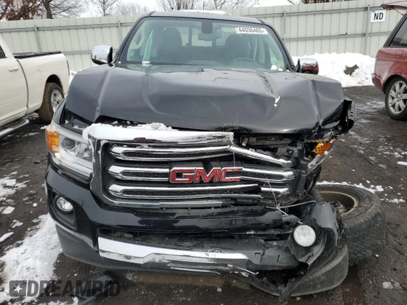 2015 GMC Canyon 4WD SLT with VIN 1GTG6CE35F1236096, listed as a Copart auction lot 44036465 with 55,829 mi miles and Salvage Title. Bid and sale history available at carsss.com. Image 5.