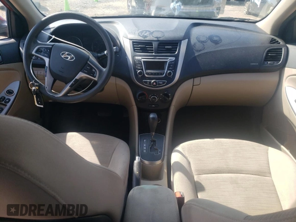 2017 Hyundai Accent SE with VIN KMHCT4AE0HU358480, listed as a Copart auction lot 49558293 with 96,561 mi miles. Bid and sale history available at carsss.com. Image 8.