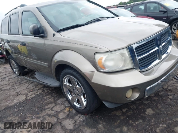 2007 Dodge Durango Limited with VIN 1D8HD58297F561090, listed as a IAAI auction lot 42213252 with 242,703 mi miles and . Bid and sale history available at DreamBid. Image 1.