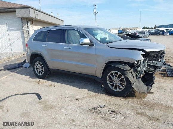 2014 Jeep Grand Cherokee Limited with VIN 1C4RJFBG4EC579551, listed as a IAAI auction lot 40656764 with 132,080 mi miles. Bid and sale history available at carsss.com. Image 1.