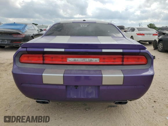 2013 Dodge Challenger R/T with VIN 2C3CDYBTXDH671611, listed as a Copart auction lot 53190985 with 54,331 mi miles and Salvage Title. Bid and sale history available at carsss.com. Image 6.