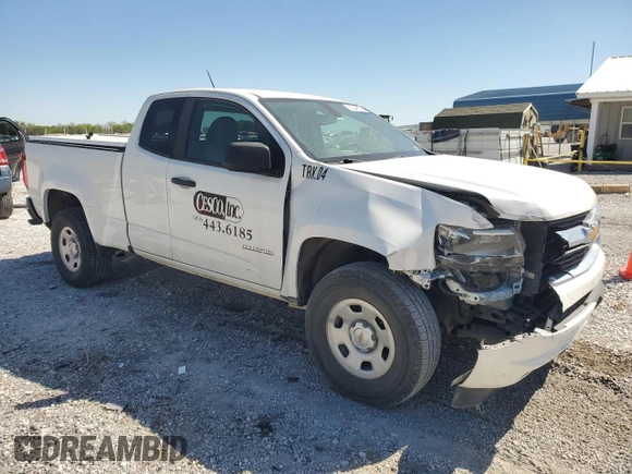 2019 Chevrolet Colorado 2WD Work Truck with VIN 1GCHSBEA9K1151989, listed as a Copart auction lot 53049575 with 114,814 mi miles and Salvage Title. Bid and sale history available at DreamBid. Image 4.