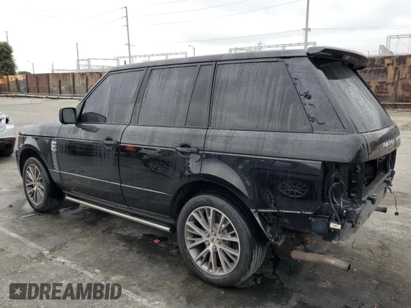 2011 Land Rover Range Rover SC Autobiography z VIN SALMP1E47BA332683, wystawiony jako Copart lot #76619904 z przebiegiem 42 428 mil mil oraz Szkoda całkowita • Salvage title. Historia ofert i sprzedaży dostępna na DreamBid. Obrazek 2.