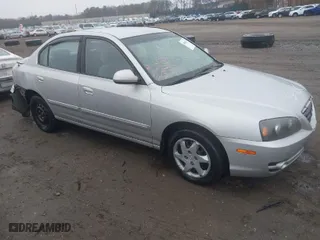 2006 Hyundai Elantra GLS with VIN KMHDN46D66U223371, listed as a IAAI auction lot 41664192 with 217,794 mi miles. Bid and sale history available at carsss.com. Image 1.