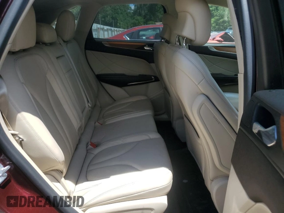 2017 Lincoln MKC Select with VIN 5LMCJ2D94HUL51571, listed as a Copart auction lot 51964575 with Not provided miles and Non repairable. Bid and sale history available at DreamBid. Image 11.