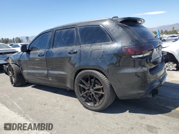 2018 Jeep Grand Cherokee Trackhawk z VIN 1C4RJFN90JC293820, wystawiony jako Copart lot #63778505 z przebiegiem 87 682 mil mil oraz Szkoda całkowita • Salvage title. Historia ofert i sprzedaży dostępna na DreamBid. Obrazek 2.