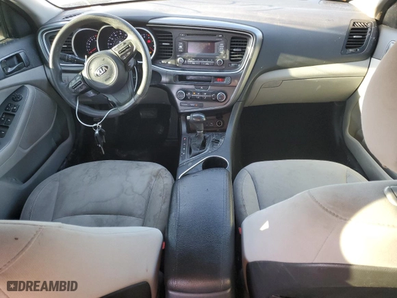 2015 Kia Optima LX with VIN 5XXGM4A73FG463117, listed as a Copart auction lot 45537405 with 168,443 mi miles and Salvage Title. Bid and sale history available at carsss.com. Image 8.