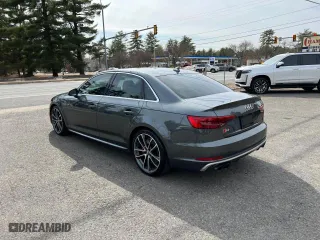 2018 Audi S4 Premium Plus with VIN WAUB4AF47JA002513, listed as a Copart auction lot 52750115 with 114,949 mi miles and Clean Title. Bid and sale history available at carsss.com. Image 3.