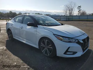 2020 Nissan Sentra SR with VIN 3N1AB8DV4LY299654, listed as a Copart auction lot 51071195 with 46,092 mi miles and Salvage Title. Bid and sale history available at carsss.com. Image 4.