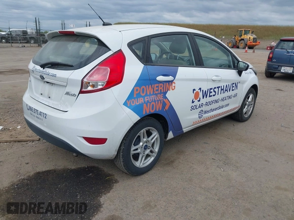 2018 Ford Fiesta SE with VIN 3FADP4EJ0JM143122, listed as a IAAI auction lot 42128666 with 146,747 mi miles and . Bid and sale history available at DreamBid. Image 4.