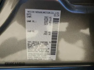 2024 Nissan Altima SR z VIN 1N4BL4CV5RN421894, wystawiony jako Copart lot #53443325 z przebiegiem 9 350 mil mil oraz Szkoda całkowita • Salvage title. Historia ofert i sprzedaży dostępna na DreamBid. Obrazek 13.