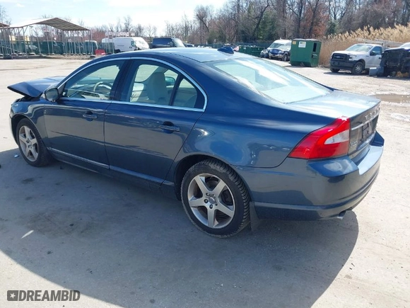 2009 Volvo S80 I6 Turbo with VIN YV1AH992291099606, listed as a IAAI auction lot 41813240 with 128,480 mi miles. Bid and sale history available at carsss.com. Image 3.