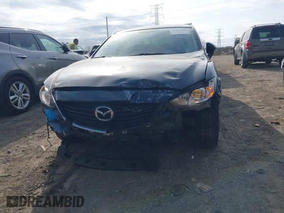 2016 Mazda Mazda6 i Touring with VIN JM1GJ1V51G1470967, listed as a IAAI auction lot 41833308 with 46,271 mi miles. Bid and sale history available at carsss.com. Image 6.