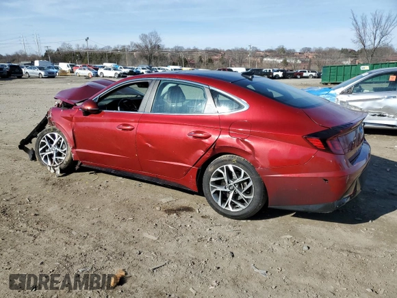 2023 Hyundai Sonata SEL z VIN KMHL14JAXPA312142, wystawiony jako Copart lot #47110945 z przebiegiem 23 303 mil mil oraz Szkody całkowita. Historia ofert i sprzedaży dostępna na DreamBid. Obrazek 2.