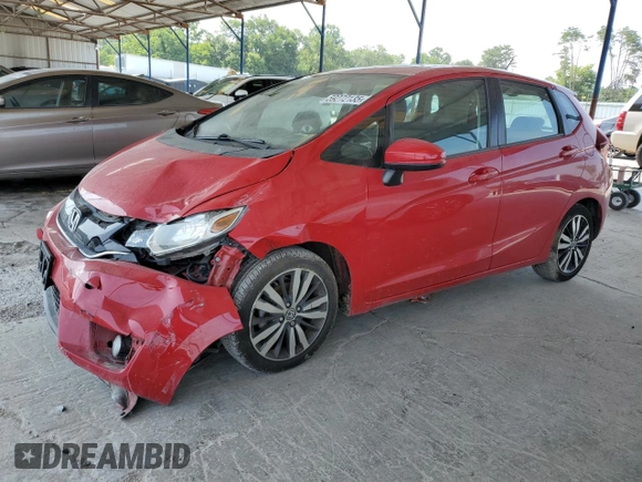 2015 Honda Fit EX-L with VIN 3HGGK5H80FM771114, listed as a Copart auction lot 59272135 with 125,881 mi miles and Salvage title. Bid and sale history available at DreamBid. Image 1.