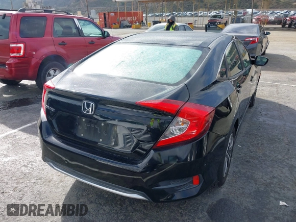 2020 Honda Civic Sedan LX with VIN 2HGFC2F69LH530736, listed as a IAAI auction lot 41765663 with 138,576 mi miles. Bid and sale history available at carsss.com. Image 4.