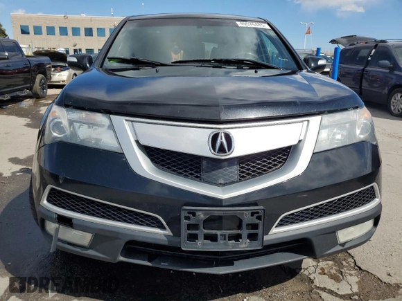 2012 Acura MDX Advance with VIN 2HNYD2H61CH519242, listed as a Copart auction lot 49576485 with 138,431 mi miles and Salvage title. Bid and sale history available at DreamBid. Image 5.