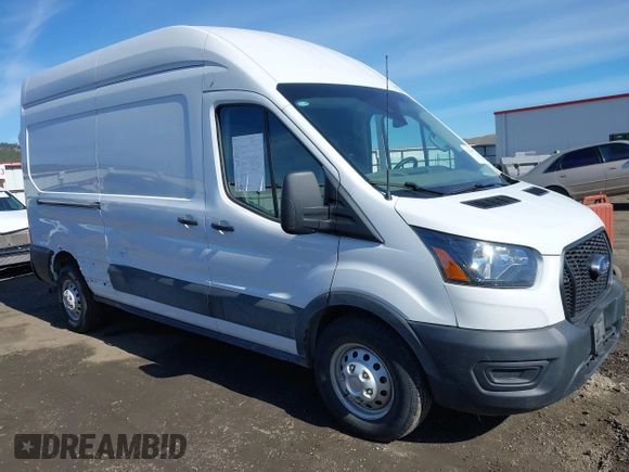 2023 Ford Transit Cargo with VIN 1FTBR2X84PKB37947, listed as a IAAI auction lot 41750849 with 58,114 mi miles and . Bid and sale history available at DreamBid. Image 1.