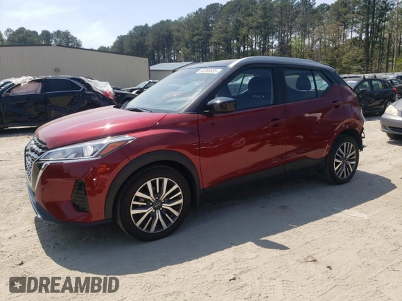 2024 Nissan Kicks SV with VIN 3N1CP5CVXRL560219, listed as a Copart auction lot 53769305 with 2,071 mi miles and Salvage Title. Bid and sale history available at DreamBid. Image 1.