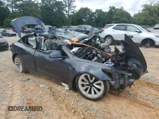 2023 Tesla Model 3 with VIN 5YJ3E1EA7PF627103, listed as a Copart auction lot 55493425 with Not provided miles and Non repairable. Bid and sale history available at DreamBid. Image 4.