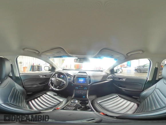 2020 Ford Edge SEL with VIN 2FMPK4J98LBB26604, listed as a Copart auction lot 61166725 with 36,936 mi miles and Salvage title. Bid and sale history available at DreamBid. Image 15.
