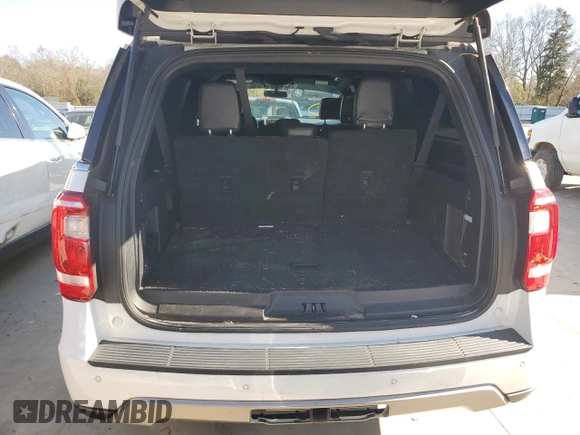 2020 Ford Expedition Max XLT with VIN 1FMJK1HT8LEA90942, listed as a Copart auction lot 43364365 with 74,347 mi miles and Salvage Title. Bid and sale history available at DreamBid. Image 6.