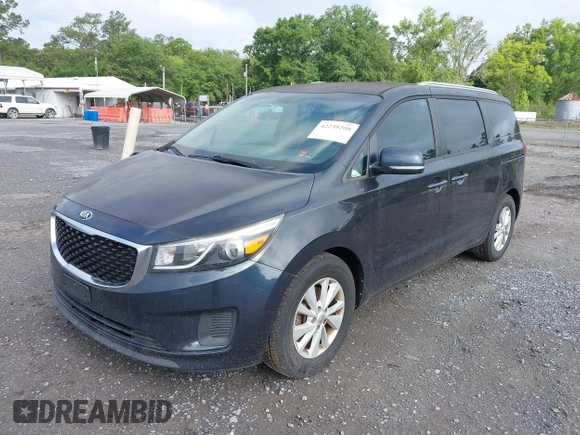 2016 Kia Sedona LX with VIN KNDMB5C16G6188852, listed as a IAAI auction lot 42238208 with 117,045 mi miles and . Bid and sale history available at DreamBid. Image 6.