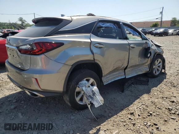 2017 Lexus RX 350 with VIN 2T2BZMCA4HC086940, listed as a Copart auction lot 62058225 with Not provided miles and Salvage title. Bid and sale history available at DreamBid. Image 3.