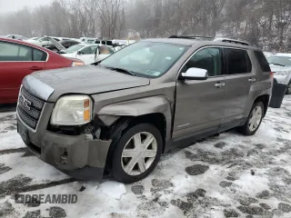 2011 GMC Terrain SLT-2 with VIN 2CTFLXE5XB6269765, listed as a Copart auction lot 43793145 with 112,324 mi miles and Salvage Title. Bid and sale history available at carsss.com. Image 1.