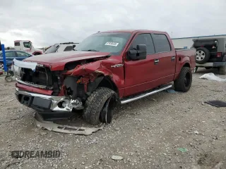 2013 Ford F-150 XL with VIN 1FTFW1CF4DKD77908, listed as a Copart auction lot 47838435 with 154,933 mi miles and Salvage Title. Bid and sale history available at carsss.com. Image 1.