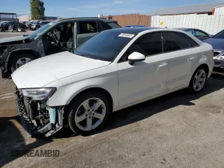 2018 Audi A3 Sedan Premium with VIN WAUB8GFF6J1033549, listed as a Copart auction lot 70595693 with 67,335 mi miles. Bid and sale history available at carsss.com. Image 1.