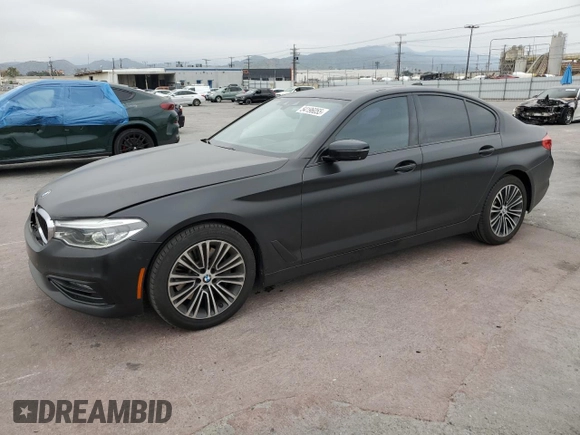 2018 BMW 5 Series 540i with VIN WBAJE5C56JG917606, listed as a Copart auction lot 54196055 with 85,207 mi miles and Salvage title. Bid and sale history available at DreamBid. Image 1.