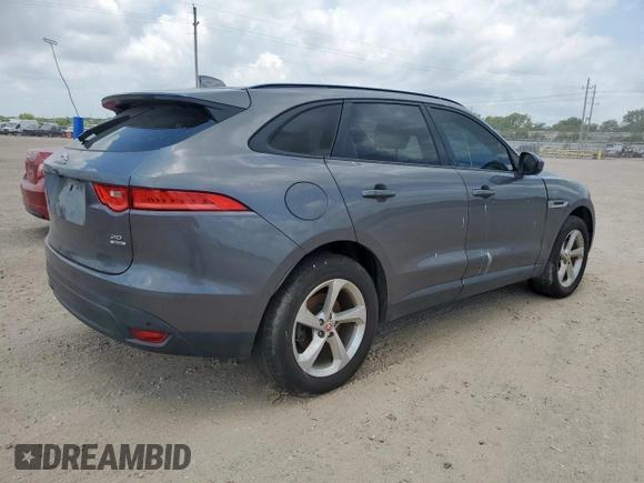 2017 Jaguar F-Pace 20d Premium with VIN SADCJ2BN2HA098411, listed as a Copart auction lot 58361175 with 92,529 mi miles and Clean title. Bid and sale history available at DreamBid. Image 3.