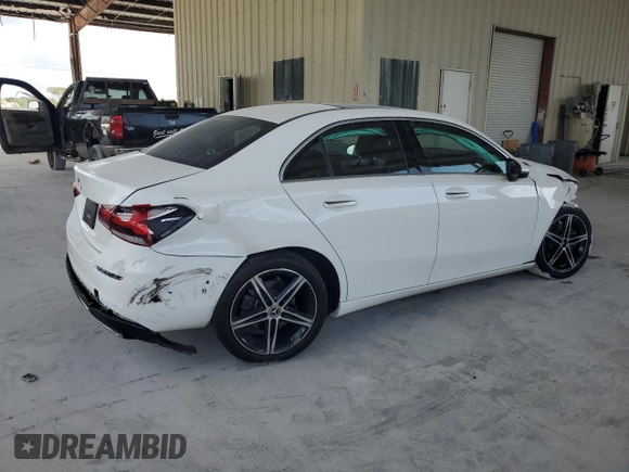 2021 Mercedes-Benz A 220 with VIN W1K3G4EBXMJ309829, listed as a Copart auction lot 55220735 with 30,608 mi miles and Non repairable. Bid and sale history available at DreamBid. Image 3.