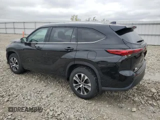 2022 Toyota Highlander XLE with VIN 5TDGZRBH6NS175420, listed as a Copart auction lot 57328585 with 47,962 mi miles and Salvage title. Bid and sale history available at DreamBid. Image 2.
