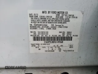 2015 Ford Police Interceptor with VIN 1FAHP2L88FG149368, listed as a Copart auction lot 58314574 with 155,383 mi miles and Salvage title. Bid and sale history available at DreamBid. Image 12.