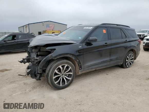 2022 Ford Explorer ST-Line with VIN 1FMSK7KH8NGA86473, listed as a Copart auction lot 86419654 with 61,412 mi miles and Salvage Title. Bid and sale history available at carsss.com. Image 1.