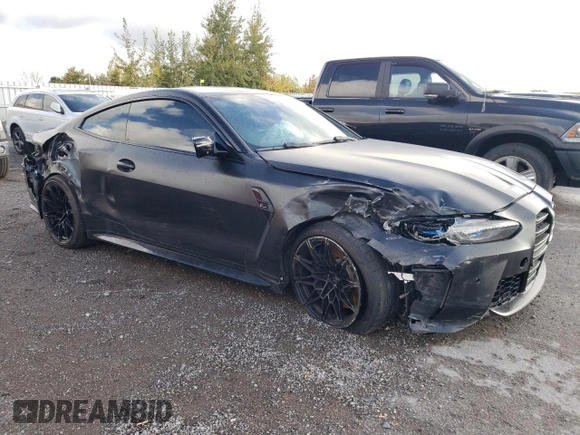 2022 BMW M4 Competition xDrive with VIN WBS43AZ07NCK22793, listed as a Copart auction lot 69308423 with 12,689 mi miles. Bid and sale history available at carsss.com. Image 4.