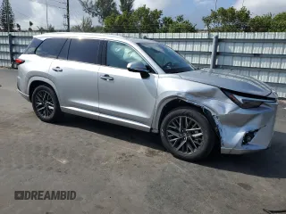 2024 Lexus TX with VIN 5TDAAAA63RS006363, listed as a Copart auction lot 51313465 with 14,314 mi miles and Salvage Title. Bid and sale history available at carsss.com. Image 4.