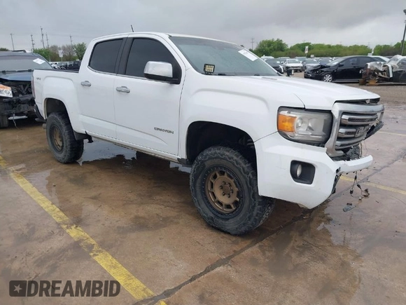 2018 GMC Canyon 4WD SLT with VIN 1GTP6DE18J1111056, listed as a IAAI auction lot 41903405 with 99,280 mi miles. Bid and sale history available at carsss.com. Image 1.