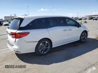 2024 Honda Odyssey Elite with VIN 5FNRL6H90RB039223, listed as a Copart auction lot 48995265 with 9,740 mi miles and Salvage Title. Bid and sale history available at carsss.com. Image 3.