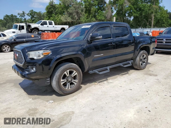 2018 Toyota Tacoma SR5 with VIN 3TMAZ5CN0JM058283, listed as a Copart auction lot 53863265 with 135,562 mi miles and Salvage Title. Bid and sale history available at DreamBid. Image 1.