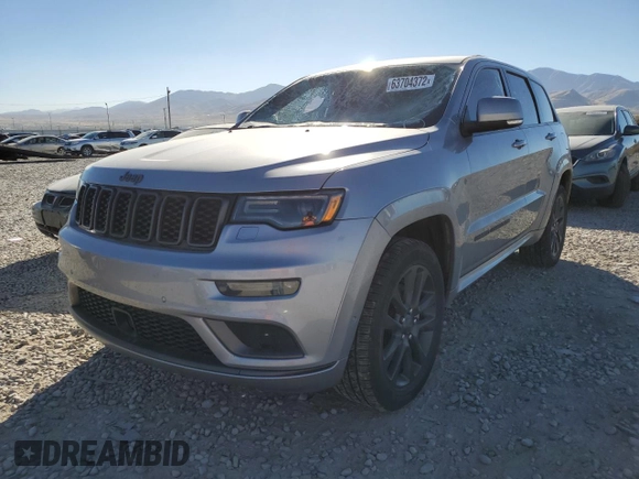 2018 Jeep Grand Cherokee High Altitude with VIN 1C4RJFCM7JC374112, listed as a Copart auction lot 63704372 with 74,499 mi miles and . Bid and sale history available at DreamBid. Image 2.