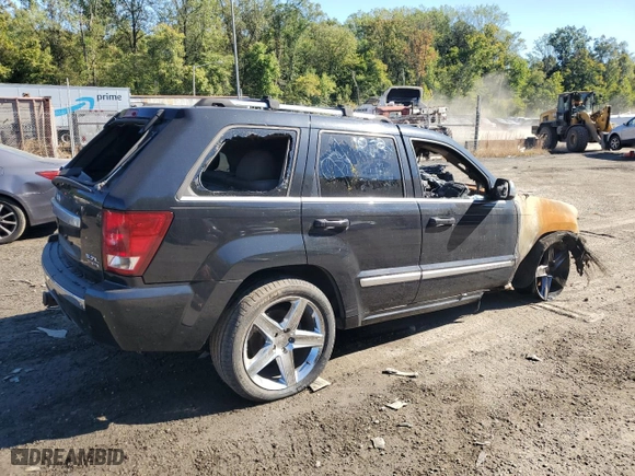 2006 Jeep Grand Cherokee Overland with VIN 1J8HR68286C356259, listed as a Copart auction lot 74461484 with 0 mi miles and Salvage Title. Bid and sale history available at carsss.com. Image 3.