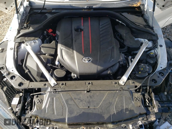 2021 Toyota Supra 3.0 z VIN WZ1DB0C03MW041279, wystawiony jako Copart lot #56318605 z przebiegiem 15 704 mil mil oraz Szkoda całkowita • Salvage title. Historia ofert i sprzedaży dostępna na DreamBid. Obrazek 11.