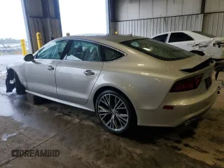 2018 Audi A7 Premium Plus with VIN WAUW3AFC1JN032336, listed as a Copart auction lot 58100635 with 36,976 mi miles and Salvage title. Bid and sale history available at DreamBid. Image 2.