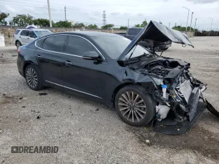 2013 Kia Cadenza Premium with VIN KNALB4J17H5091768, listed as a Copart auction lot 75901464 with 102,144 mi miles and Clean Title. Bid and sale history available at carsss.com. Image 4.