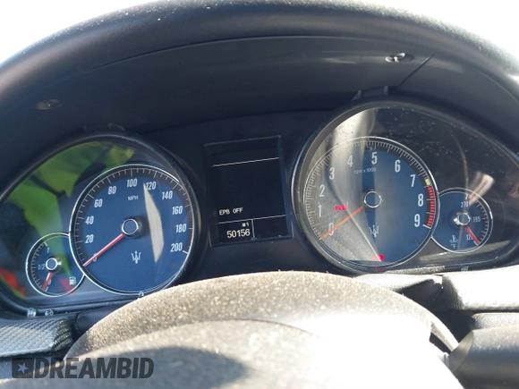 2013 Maserati GranTurismo Sport с VIN ZAM45VLA5D0070499, выставлен на аукционе IAAI как лот 41284315 с пробегом 50 156 миль миль и . История ставок и продаж доступна на DreamBid. Изображение 7.