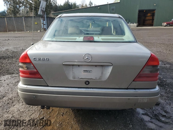 1994 Mercedes-Benz C with VIN WDBHA28E3RF034020, listed as a Copart auction lot 44763115 with 191,734 mi miles and Salvage Title. Bid and sale history available at carsss.com. Image 6.