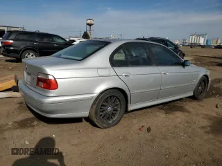 2002 BMW 5 Series 530iA with VIN WBADT63482CH93799, listed as a Copart auction lot 52246255 with 0 mi miles and Clean Title. Bid and sale history available at carsss.com. Image 3.